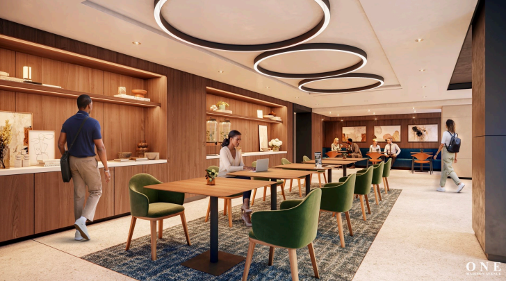 One Madison - amenity tenant lounge 2